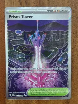 Pokemon TCG Prism Tower 111/086 Chaos Rising Ultra Rare NM Card - Image 1