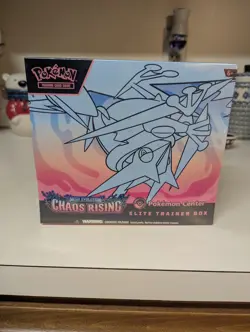 Chaos Rising Pokemon Center ETB Elite Trainer Box Pokemon TCG Sealed - Image 1