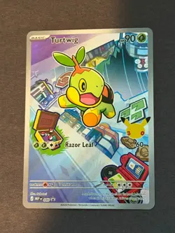 2026 Pokemon TCG 30th Anniversary First Partner Black Star Promo Turtwig MEP 040 - Image 1
