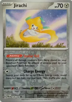 Pokemon TCG - Paradox Rift - Reverse Holo - Jirachi - 126/182 - Image 5