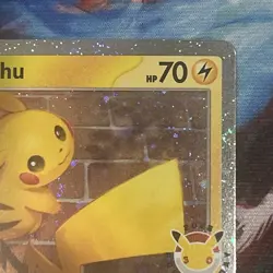 Pikachu 051/162 Temporal Forces - 2026 Pokemon Day Promo - Cosmos Holo SWIRL NM - Image 5