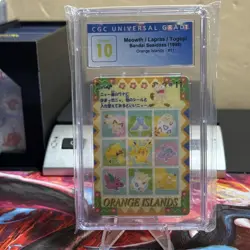 Pokemon Pikachu/Meowth/Togepi Bandai Sealdass Orange Islands #12 PRISTINE 10 - Image 1