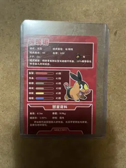 Chinese Exclusive Simplified Pokemon 25th Anniversary Tepig KDJL2-R017 Holo - Image 2