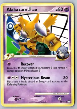 Pokemon: Alakazam E4 Uncommon Rising Rivals 38/111 LP+ - Image 1