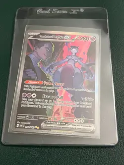 Pokemon TCG Team Rocket's Mewtwo ex 231/182 SV10 Destined Rivals Holo - Image 3