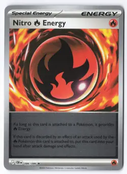 Pokemon TCG Nitro Energy Reverse Holo 086/086 Chaos Rising NM - Image 1