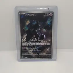 Mewtwo 052 SV: Pokemon 151 Illustration Rare Black Star UPC Promo LP - Image 1
