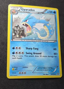 Pokemon TCG Gyarados Dragons Exalted 24 Holo Cosmos Holo Rare - Image 1