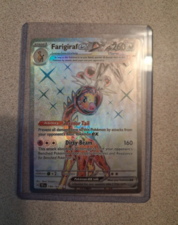Pokemon Company Farigiraf ex Ultra Rare Full Art Holo 194/162 SV05 ENG - Image 1