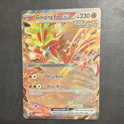 Pokemon Gouging Fire ex 038/162 SV05 Temporal Forces Holo Double Rare 230HP - Image 1