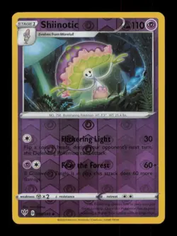REVERSE HOLO SHIINOTIC UNCOMMON 080/189 LP POKEMON - Image 1