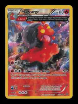 REVERSE HOLO MAGCARGO RARE 24/160 MP POKEMON - Image 1