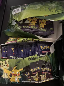 Pokemon 298 Mini Packs Booster Bundle Trick Or Trade 2023 - Image 2