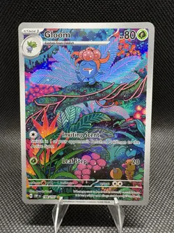 Pokemon TCG Gloom 198/197 SV03: Obsidian Flames Illustration Rare Holo - Image 1