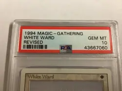 MTG Revised WHITE WARD PSA 10 (7060) Graded Power - Image 3