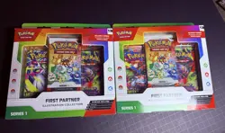 2x First Partner Illustration Collection Series 1 Boxes: Pokemon - New & Sealed - Image 1