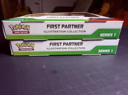 2x First Partner Illustration Collection Series 1 Boxes: Pokemon - New & Sealed - Image 2