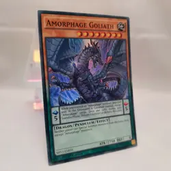 Yugioh, 1st Edition. Amorphage Goliath, SHVI-EN031. Super Rare, VG/NM. Free P&P - Image 1