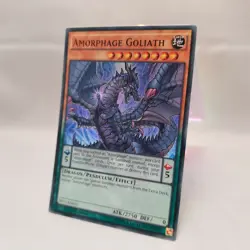 Yugioh, 1st Edition. Amorphage Goliath, SHVI-EN031. Super Rare, VG/NM. Free P&P - Image 3
