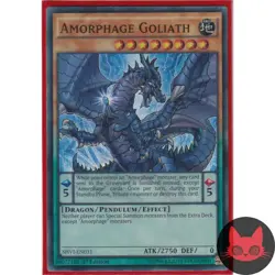 Yugioh Amorphage Goliath SHVI-EN031 Super Rare 1st Edition LP - Image 1
