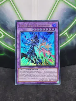 Yugioh The Dark Magicians LED6-EN001 Ultra Rare 1st Edition NM - Image 1