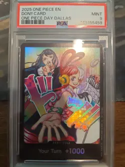 PSA 9 DON!! Card (One Piece Day Dallas 2025) One Piece English - Image 1