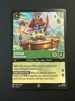 Stitch Alien Buccaneer Promo 8/P2 Stitch Collector's Gift Set Disney Lorcana TCG - Image 1