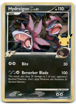 Hydreigon C lv.61 SWSH: Sword & Shield Promo Cards - Image 1