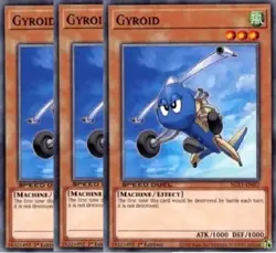 Yugioh - Gyroid x 3 - 1st Edition - NM - Free Holographic Card - Image 1