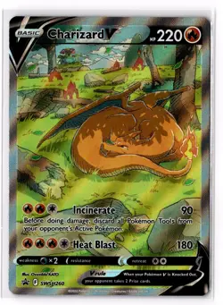 Charizard V - SWSH260 SWSH: Sword & Shield Promo Cards Holo NM - Image 1