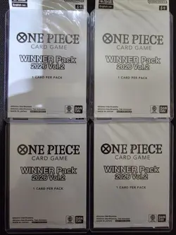 One Piece Winner Pack 2026 Vol. 2 - One Piece Card Game Sealed Promo x4 - Image 1