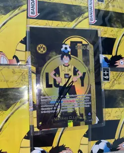 BVB Dortmund X One Piece Julian Brandt Autograph LUFFY Card Goodie Bag - Image 5