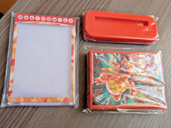 Pokemon Charizard EX Premium Collection Ultra Pro Card Display Stand 65 Sleeves - Image 1