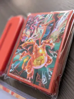 Pokemon Charizard EX Premium Collection Ultra Pro Card Display Stand 65 Sleeves - Image 4
