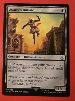 MAGIC, MTG: ASSASSIN INITIATE/ACR /UNCOMMON #0022/ NM, REGULAR FINISH - Image 1