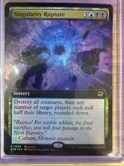 Singularity Rupture *Buy a Box Promo FOIL* Magic MtG x1 - Image 1