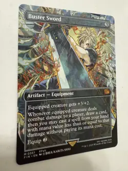 MTG - Buster Sword - Borderless - FIN 351 - Non Foil final fantasy - Image 2