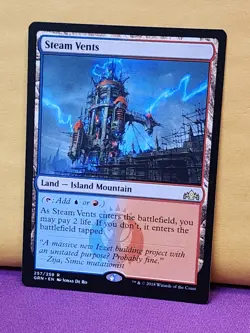 1x Steam Vents, NM, Guilds of Ravnica (GRN), Magic: the Gathering, MtG - Image 2