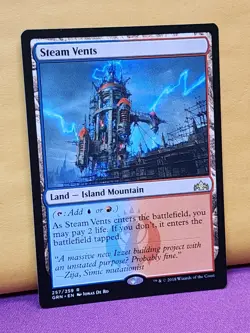 1x Steam Vents, NM, Guilds of Ravnica (GRN), Magic: the Gathering, MtG - Image 3