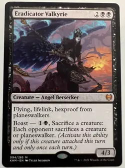 MTG - Eradicator Valkyrie - Kaldheim - 094/285 - Regular - Mythic - Image 1