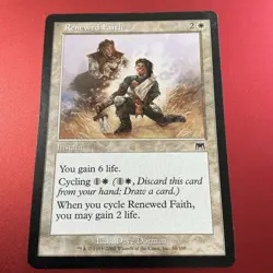Renewed Faith - Magic the Gathering MTG Onslaught Single Card - Image 2
