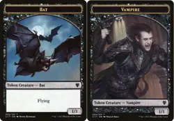 10 Token Cards - BAT / VAMPIRE - Commander 2017 (C17) - Magic MTG FTG - Image 1