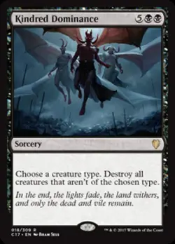 MTG English Kindred Dominance NM Normal Commander 2017 - Image 1