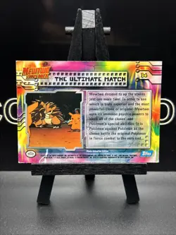 Pokemon Topps The Ultimate Match #34 Regular Mewtwo Strikes Back Movie Blue MP - Image 5