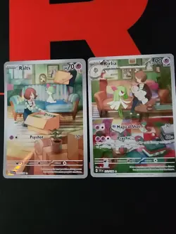 Pokemon Scarlet Violet Base - Ralts + Kirlia Full Arts - Image 1