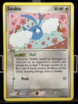 Swablu 79/107 Pokemon TCG - EX Deoxys Regular LP - Image 3