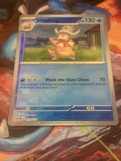 Pokemon TCG Prismatic Evolutions SLOWKING Master Ball Holo 019/131 Mint - Image 5