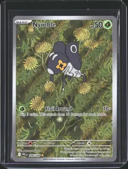 Nymble 096/094 Illustration Rare Phantasmal Flames Pokemon NM/M - Image 1