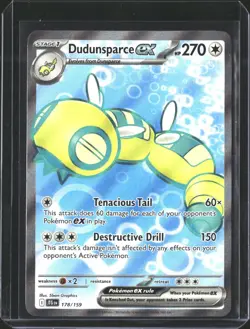 Dudunsparce ex 178/159 Ultra Rare Journey Together Pokemon NM/M - Image 1