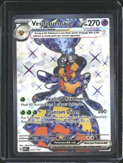 Vespiquen ex 212/197 Ultra Rare Obsidian Flames Pokemon NM/M - Image 1